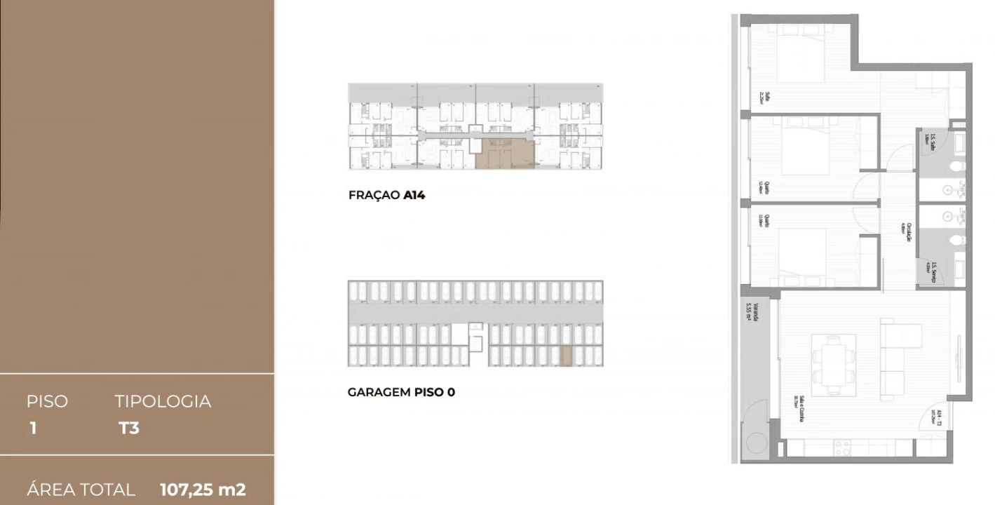 Apartamento T3 para Venda em Fânzeres e São Pedro da Cova Foto 15