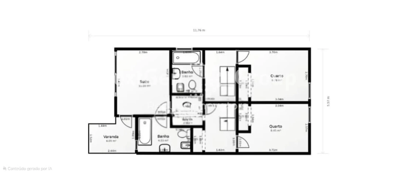 Moradia T3 para Venda em Castêlo da Maia Foto 46