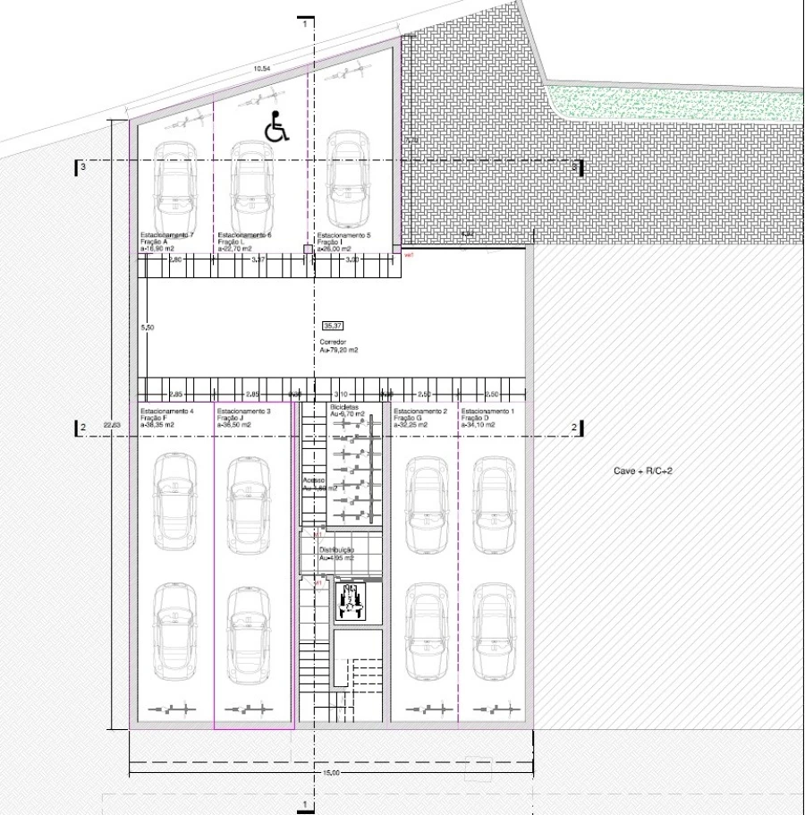 Apartamento T2 para Venda em Ribeirão Planta 2