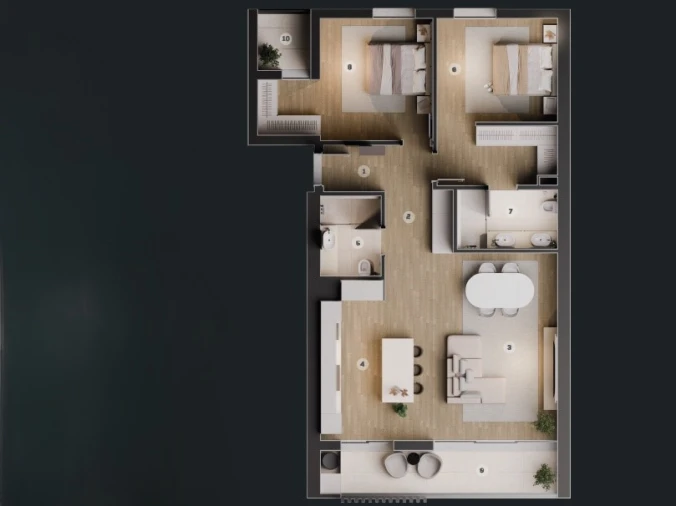 Apartamento T2 para Venda em Camara de Lobos Planta 1