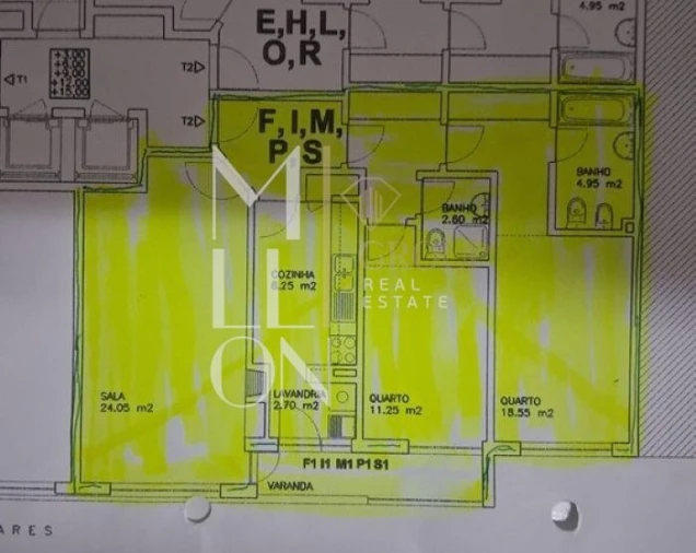 Apartamento T2 para Venda em Castêlo da Maia Foto 3