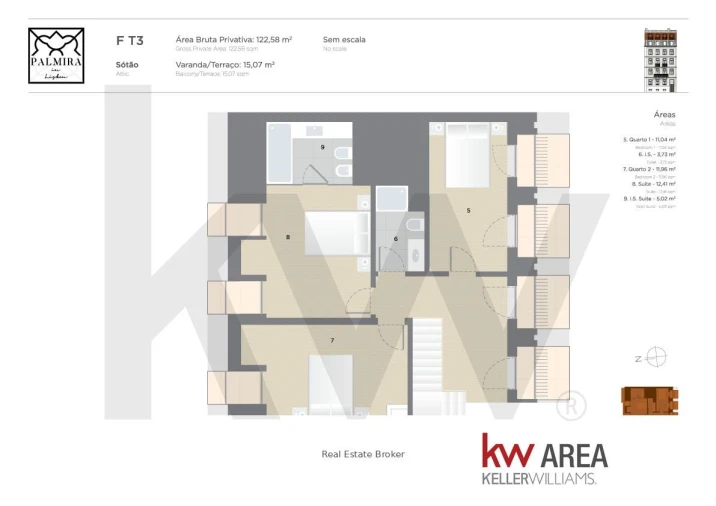 Apartamento T3 para Venda em Arroios Foto 35