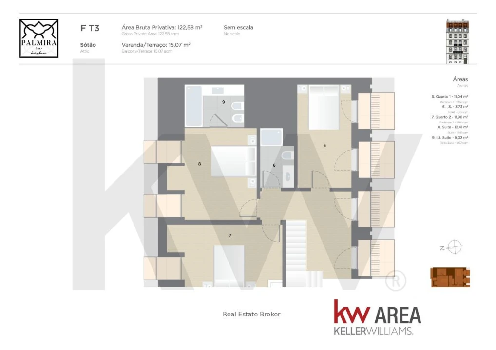 Apartamento T3 para Venda em Arroios Foto 35