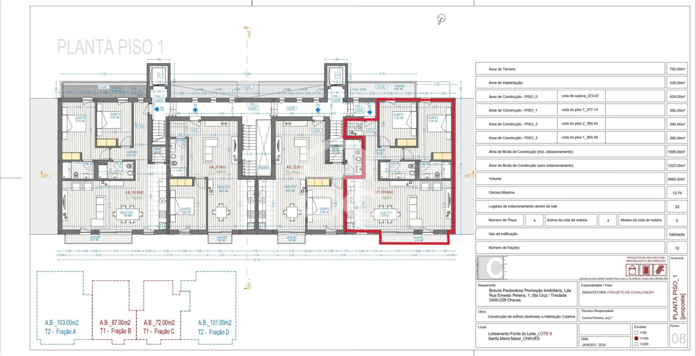 Apartamento T2 para Venda em Santa Maria Maior Foto 28