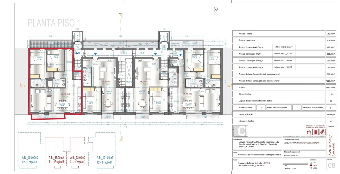 Apartamento T2 para Venda em Santa Maria Maior Foto 25