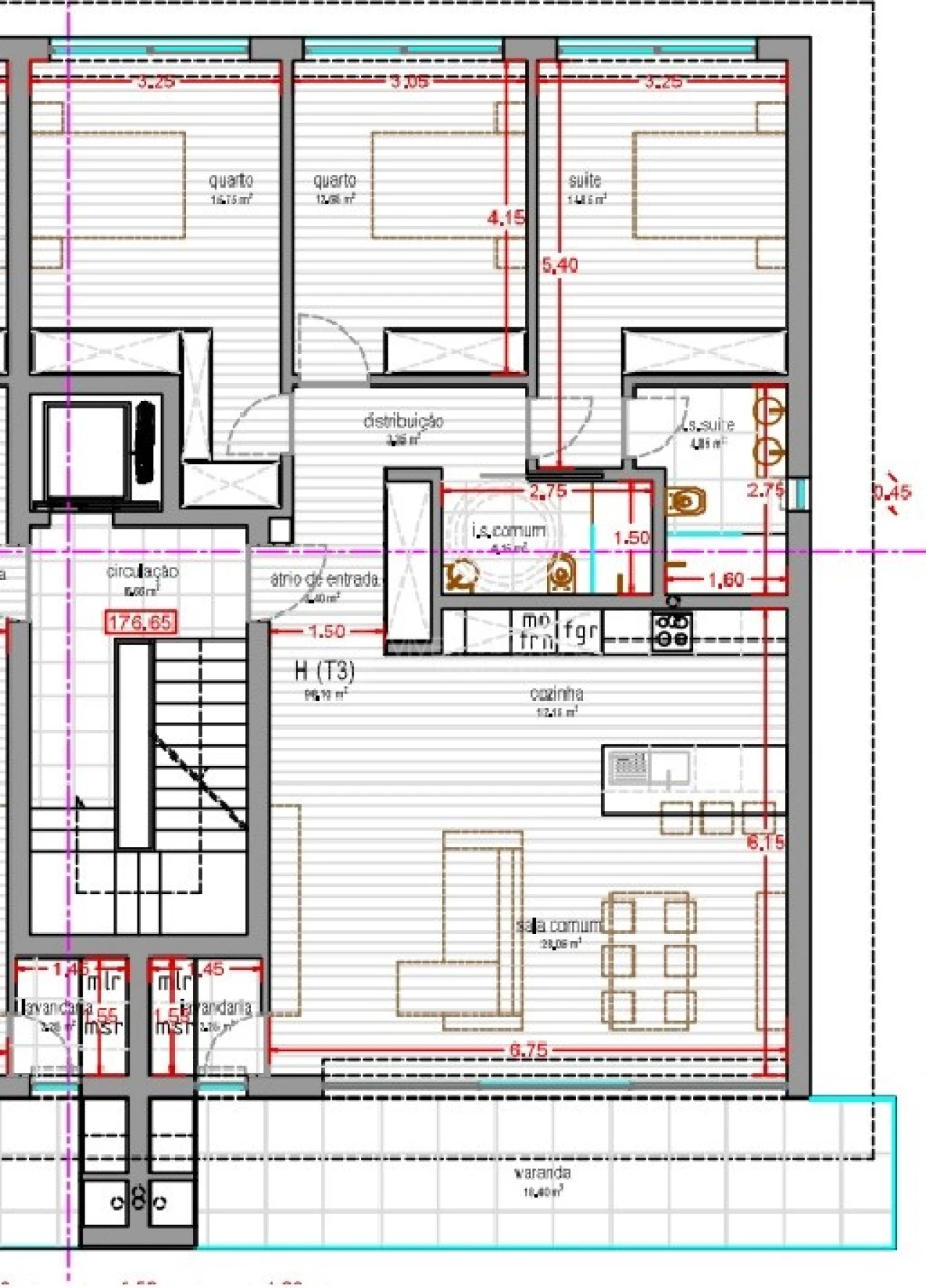 Apartamento T3 para Venda em Selho (São Jorge) Foto 27
