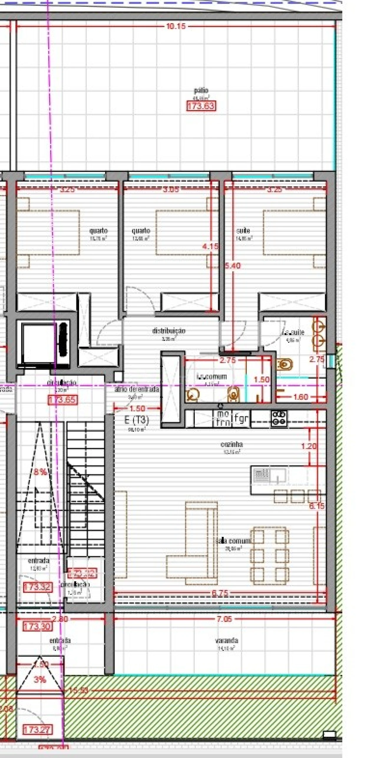 Apartamento T3 para Venda em Selho (São Jorge) Foto 27