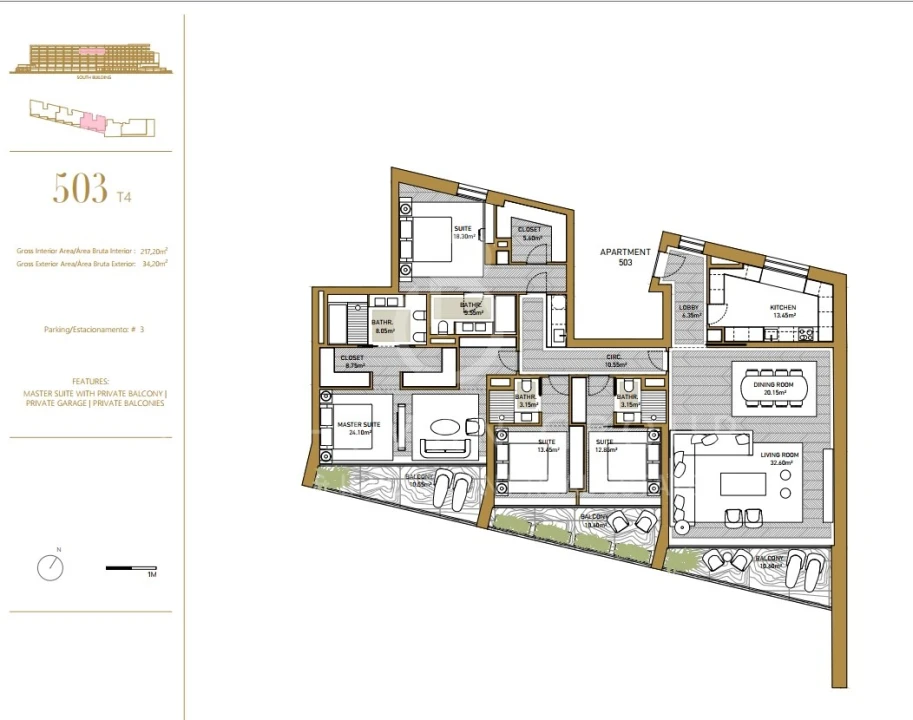 Apartamento T4 para Venda em Cascais e Estoril Foto 40