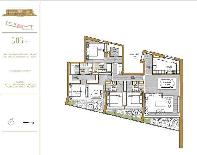 Apartamento T4 para Venda em Cascais e Estoril Foto 40