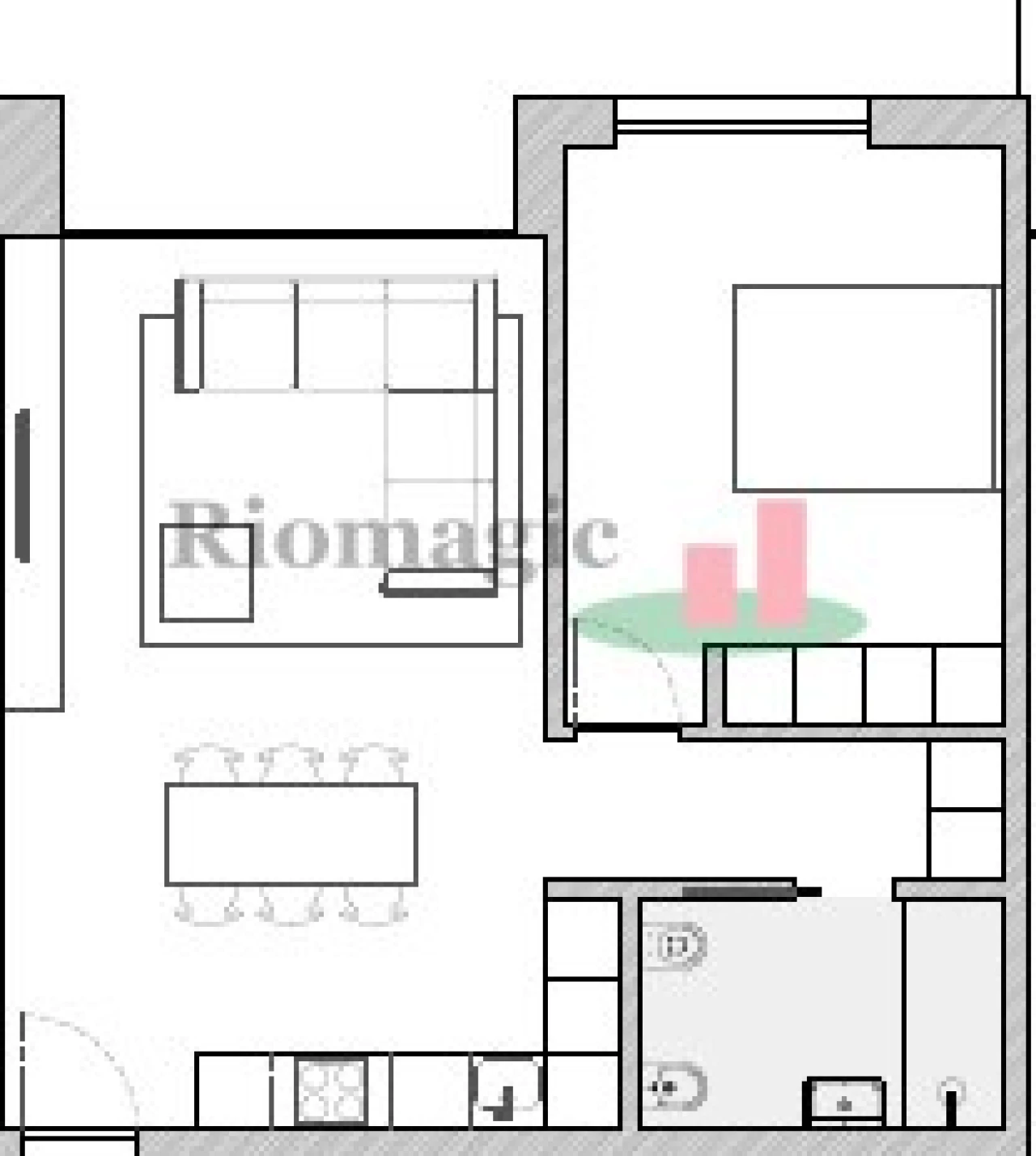 Apartamento T1 para Venda em Rio Maior Foto 9