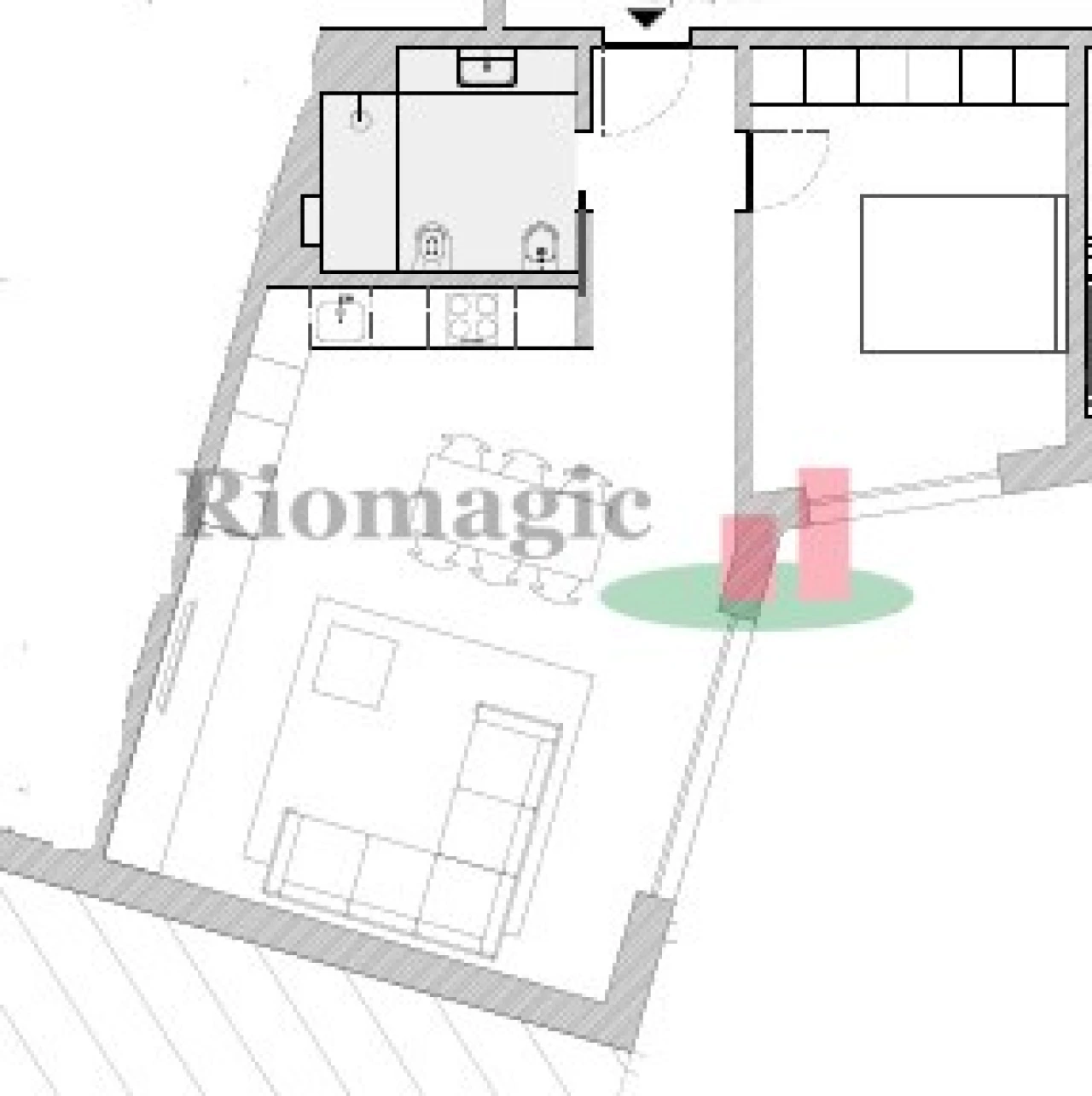 Apartamento T1 para Venda em Rio Maior Foto 9