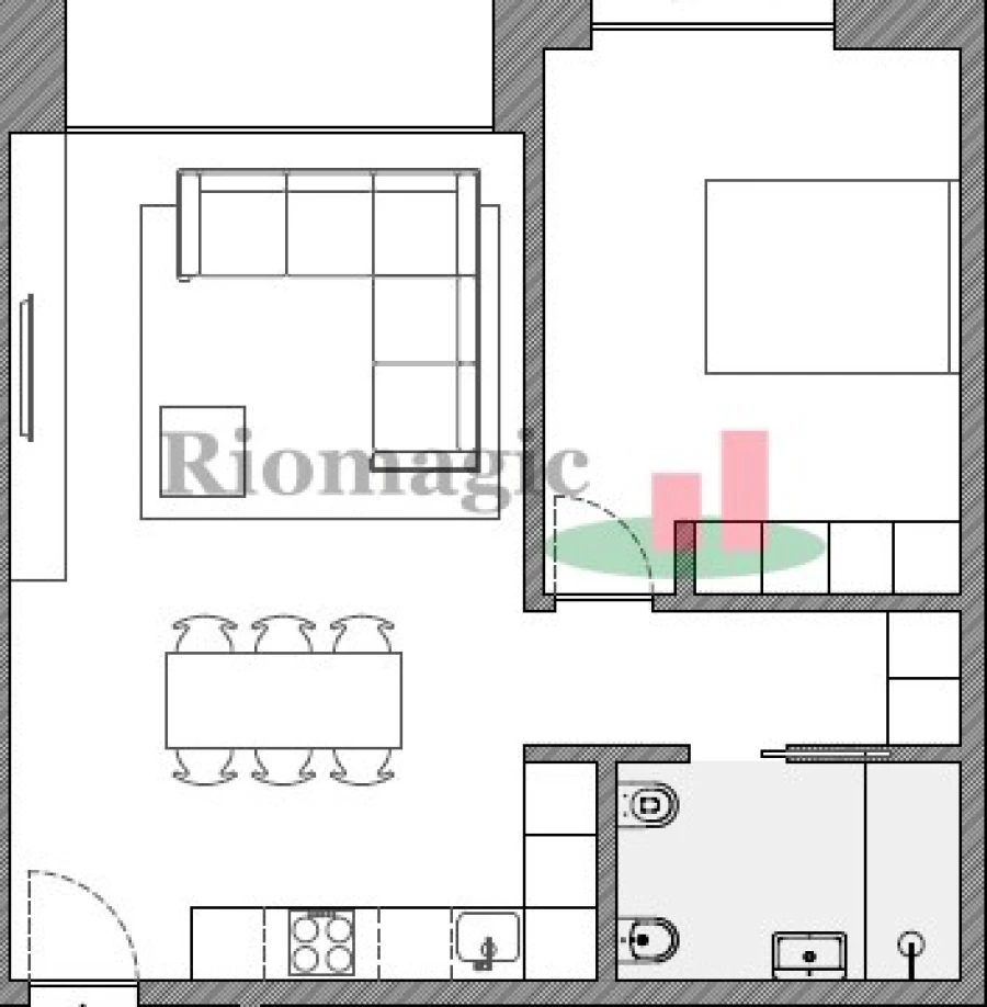 Apartamento T1 para Venda em Rio Maior Foto 8