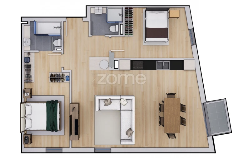 Apartamento T2 para Venda em Custóias, Leça do Balio e Guifões Foto 10