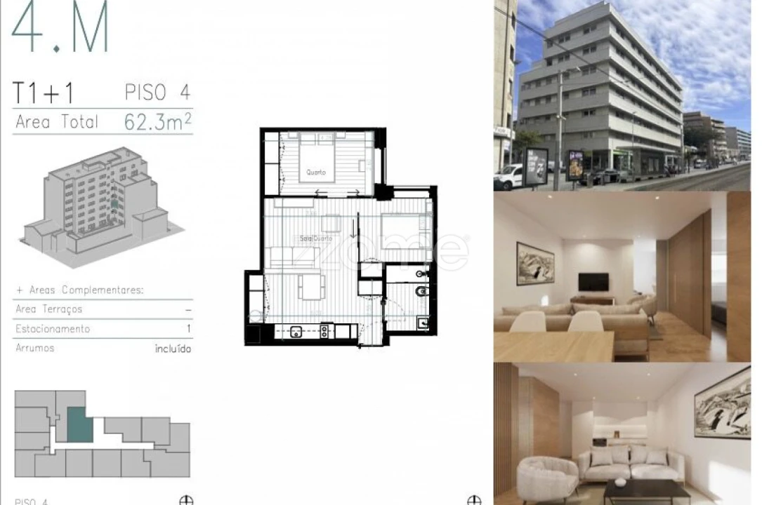 Apartamento T2 para Venda em Matosinhos e Leça da Palmeira Foto 7
