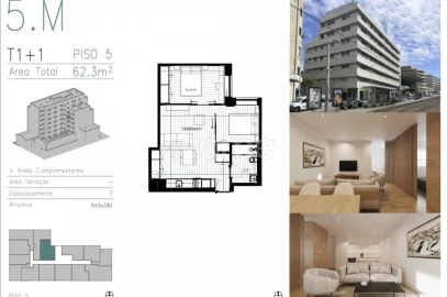 Apartamento T2 para Venda em Matosinhos e Leça da Palmeira