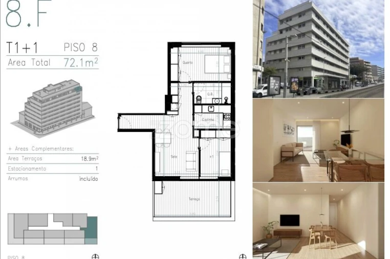 Apartamento T2 para Venda em Matosinhos e Leça da Palmeira Foto 7