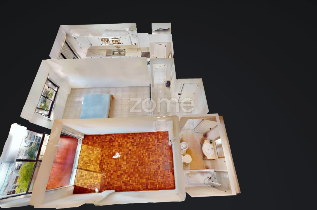 Apartamento T1 para Venda em Carcavelos e Parede Foto 22