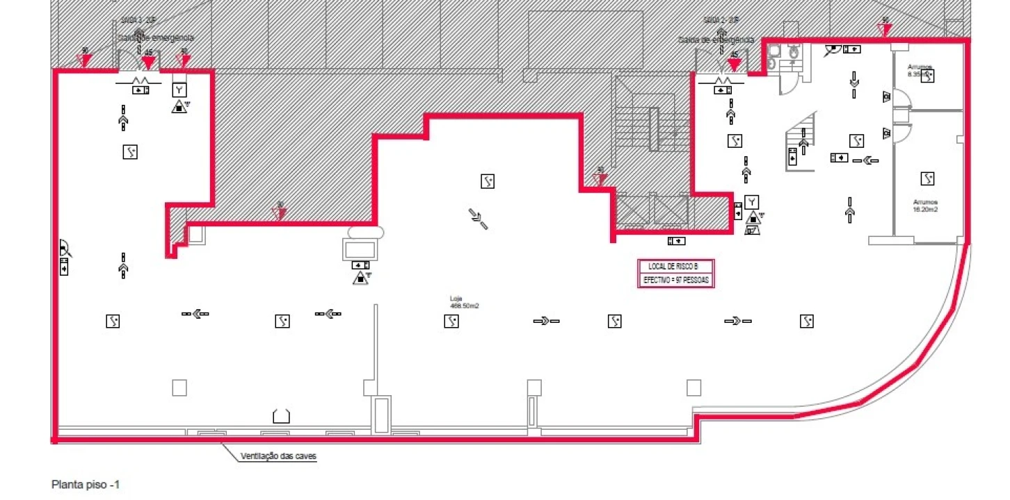 Loja para Arrendamento em Lumiar Planta 2