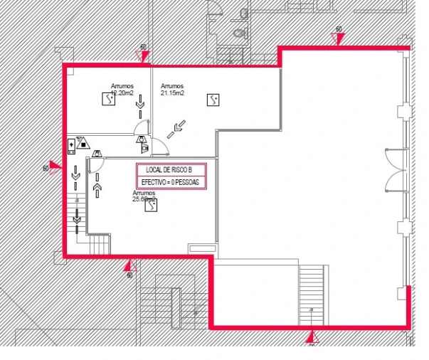 Loja para Arrendamento em Lumiar Planta 3