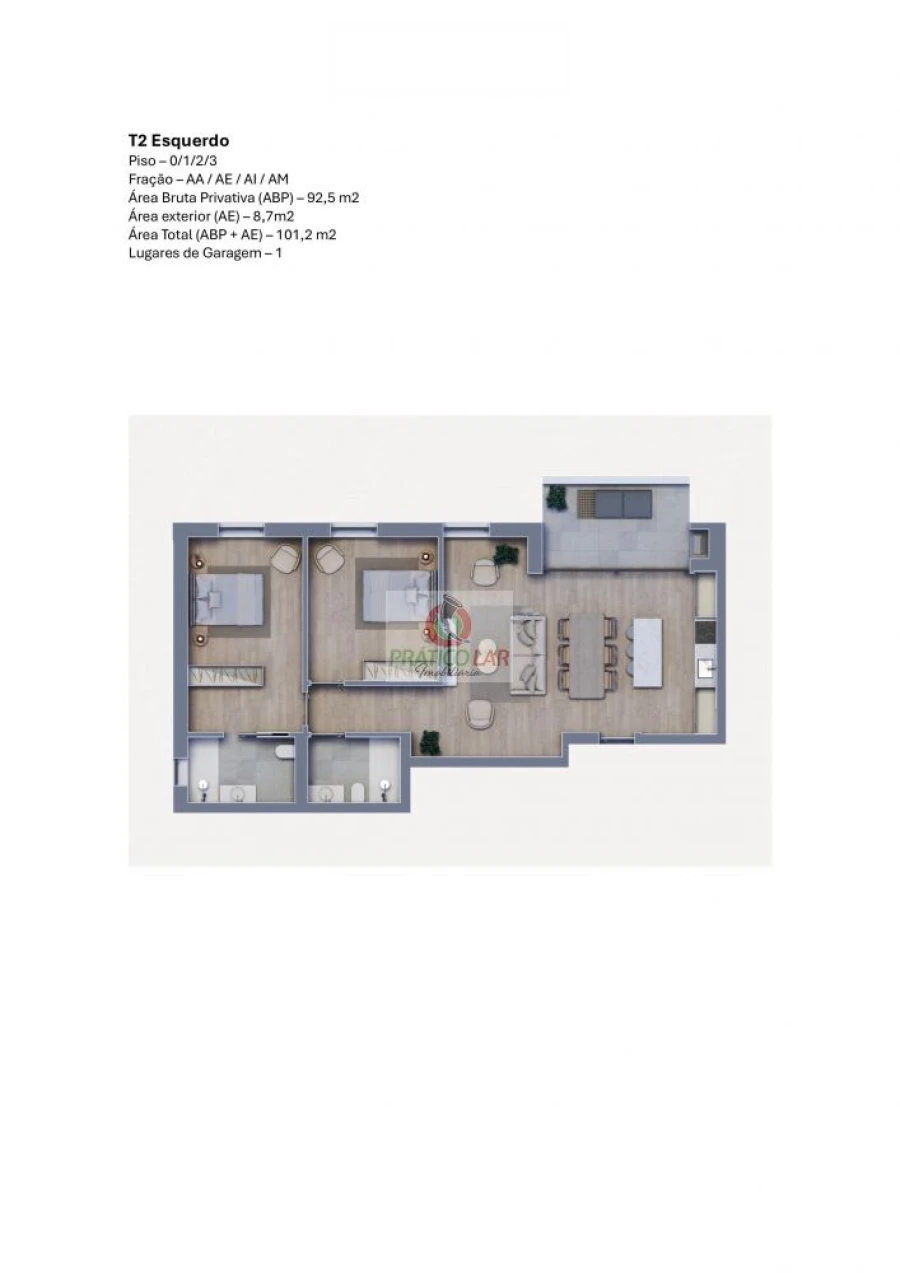 Apartamento T2 para Venda em Oliveira do Bairro Foto 16