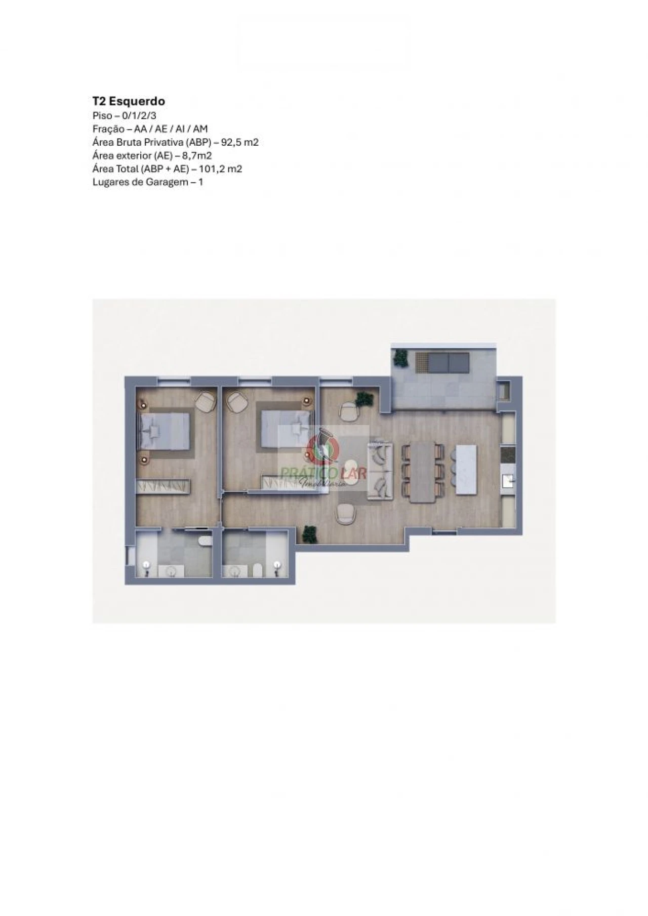 Apartamento T2 para Venda em Oliveira do Bairro Foto 16