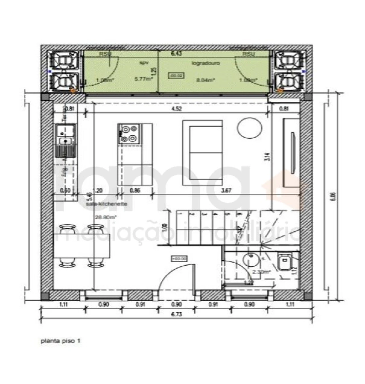 Moradia T2 para Venda em Campolide Foto 3