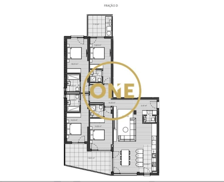 Apartamento T4 para Venda em Santo Antonio dos Olivais Foto 7