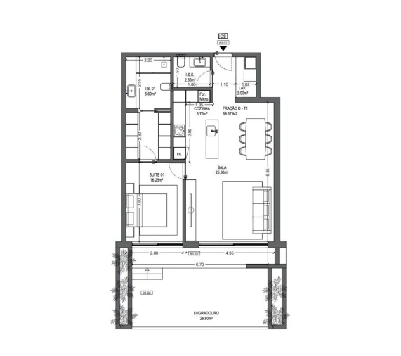 Apartamento T1 para Venda em Funchal (São Pedro) Foto 7
