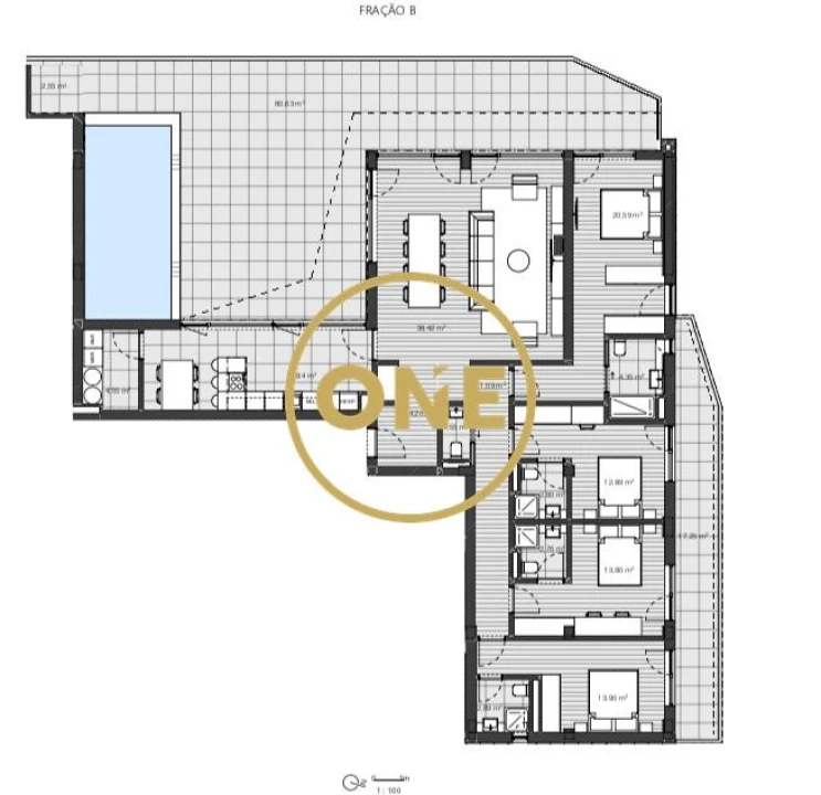 Apartamento T4 para Venda em Santo Antonio dos Olivais Foto 7
