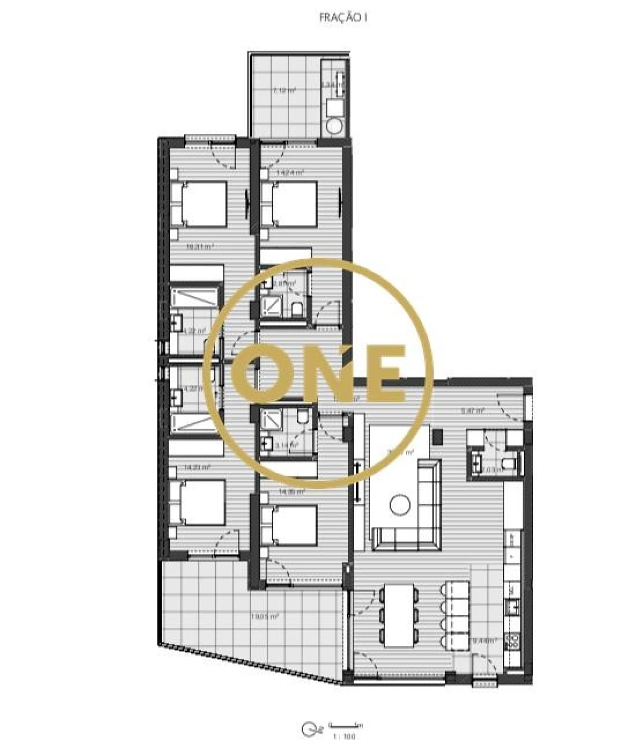 Apartamento T4 para Venda em Santo Antonio dos Olivais Foto 7