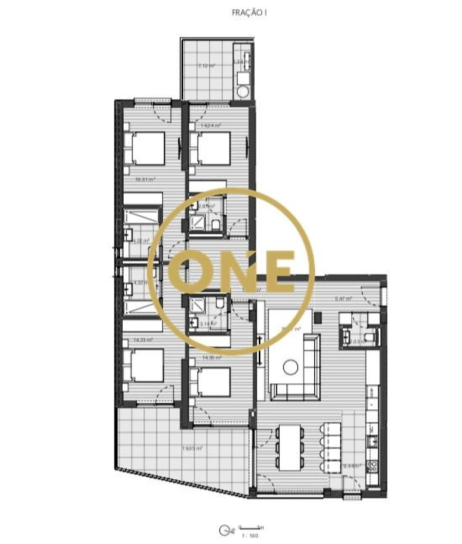 Apartamento T4 para Venda em Santo Antonio dos Olivais Foto 7