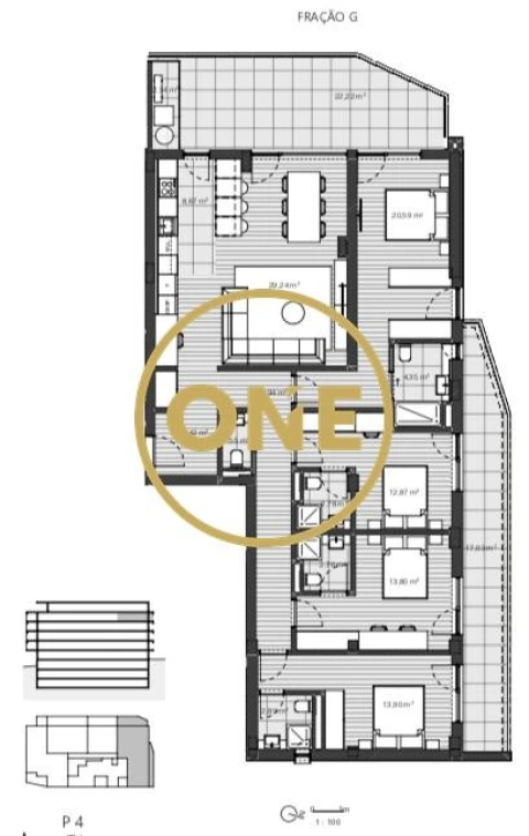 Apartamento T4 para Venda em Santo Antonio dos Olivais