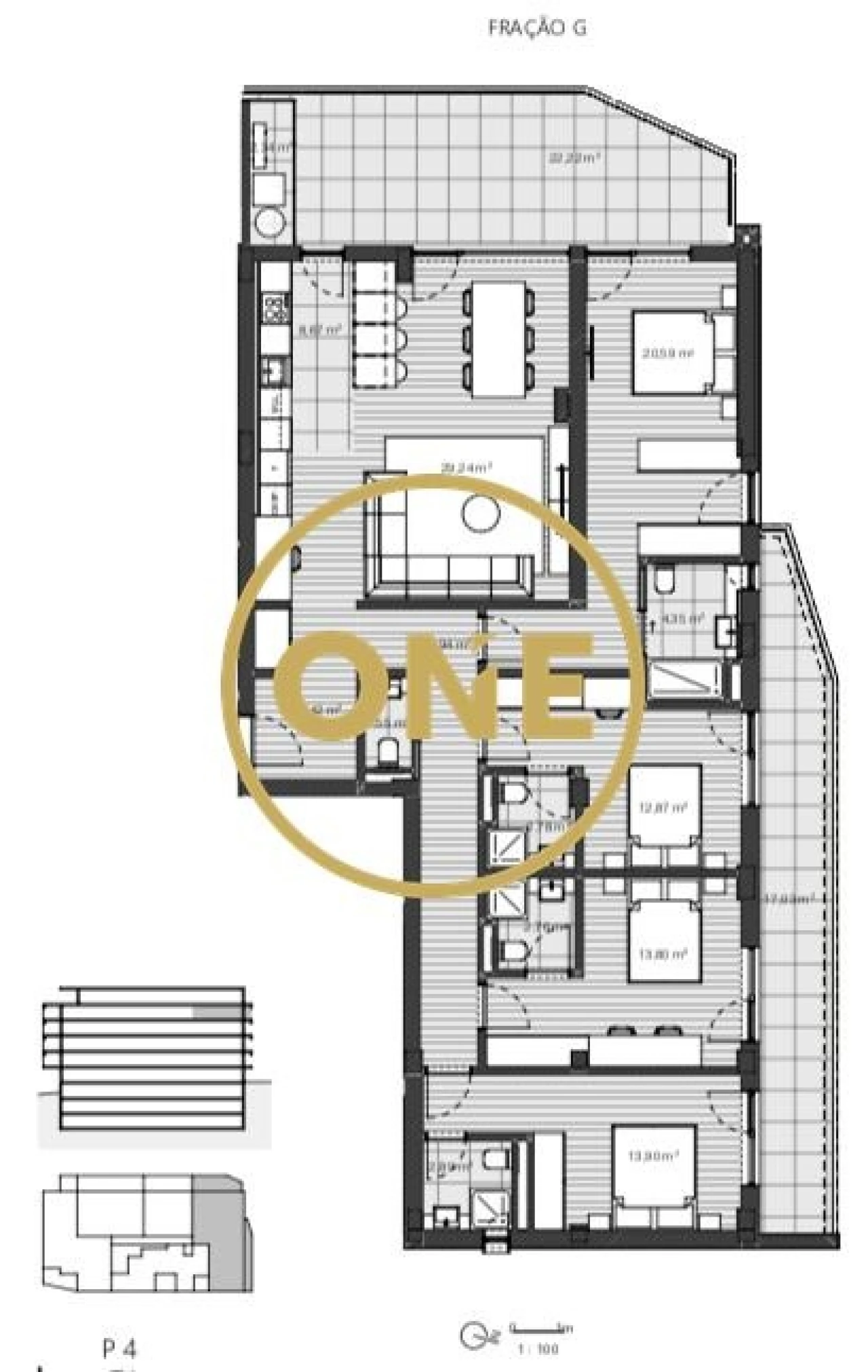 Apartamento T4 para Venda em Santo Antonio dos Olivais Foto 7