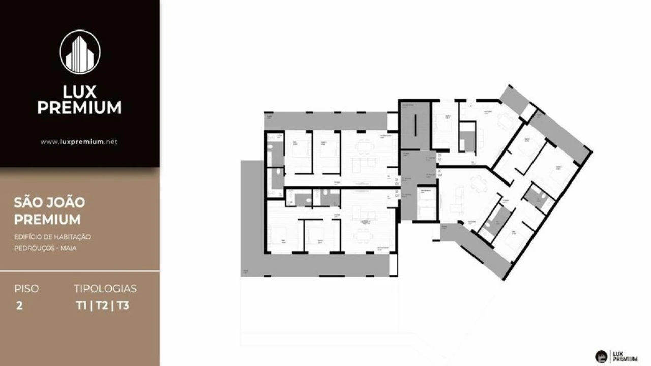 Apartamento T2 para Venda em Pedrouços Foto 9