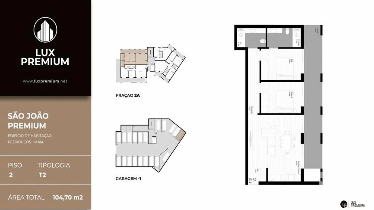 Apartamento T2 para Venda em Pedrouços Foto 10