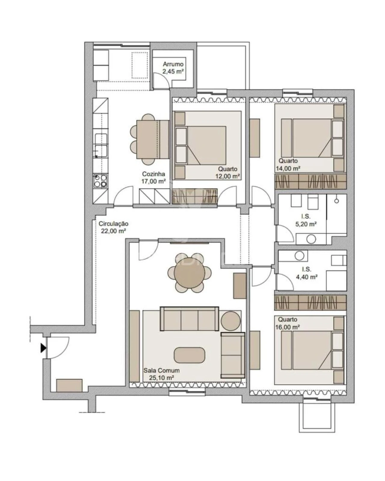 Apartamento T3 para Venda em Ancede e Ribadouro Foto 8