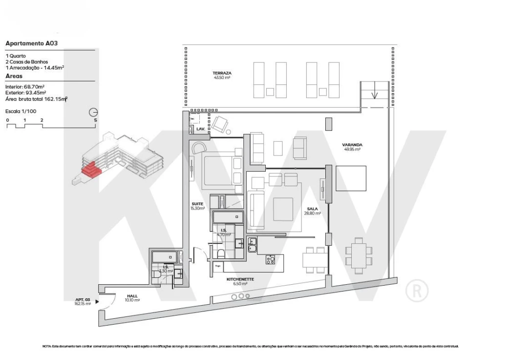 Apartamento T1 para Arrendamento em Alcochete Foto 16