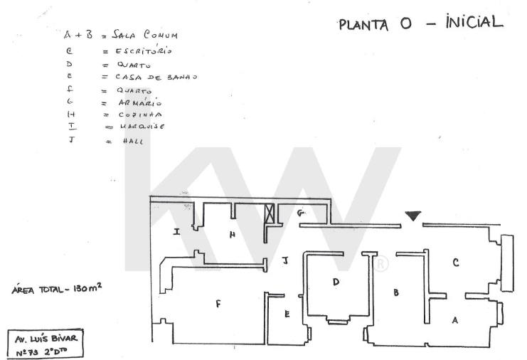 Apartamento T5 para Venda em Avenidas Novas Planta 1