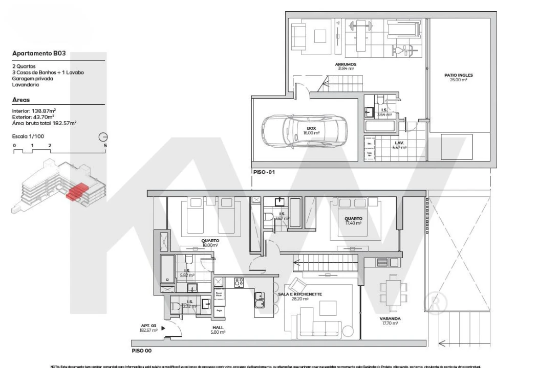 Apartamento T2 para Arrendamento em Alcochete Foto 19