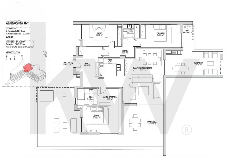 Apartamento T3 para Venda em Alcochete Foto 20