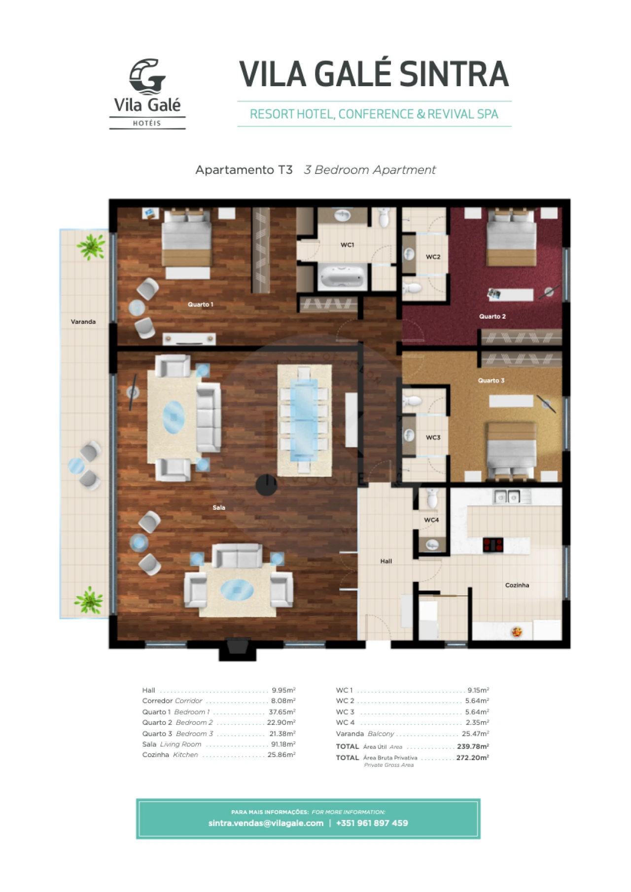Apartamento T3 para Venda em Agualva e Mira-Sintra Foto 36
