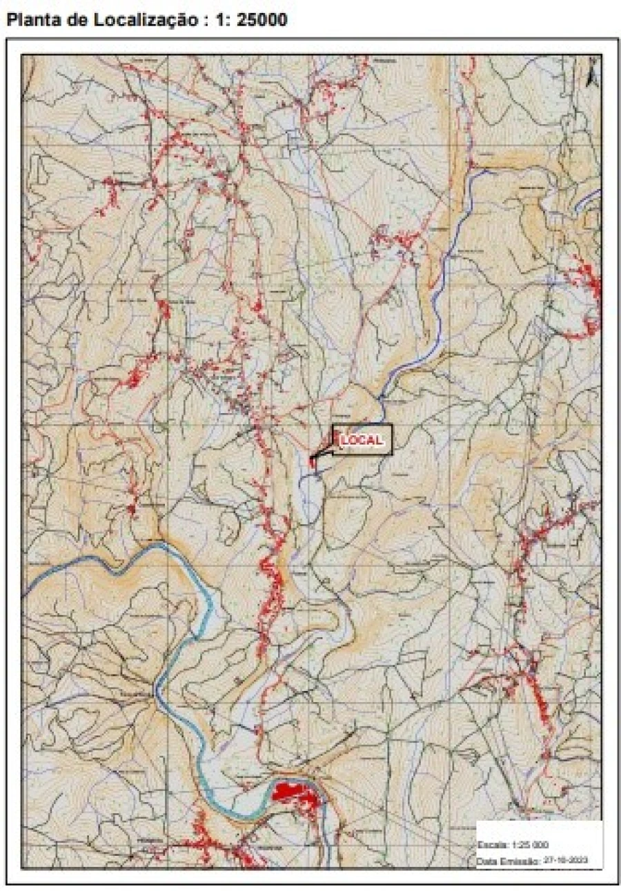 Terreno Agricola ou Rústico para Venda em Além da Ribeira e Pedreira Planta 1