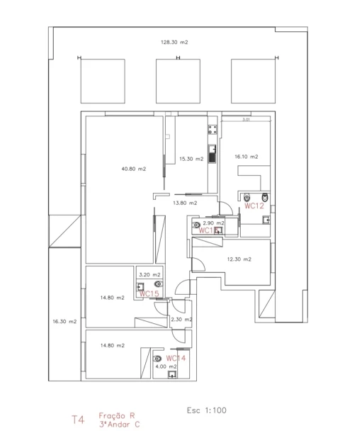 Apartamento T4 para Venda em Santo Antonio dos Olivais