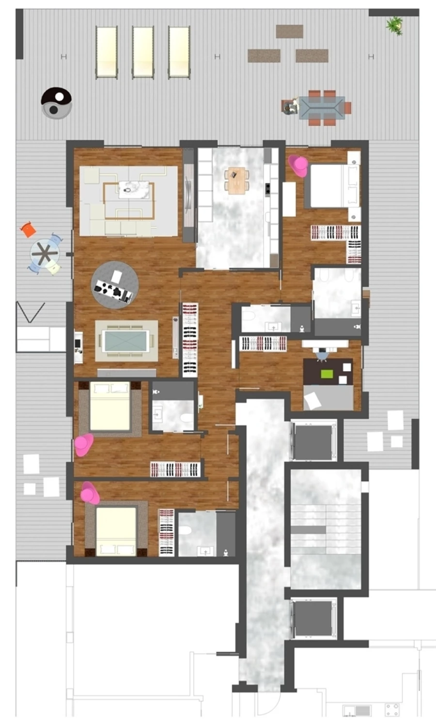 Apartamento T4 para Venda em Santo Antonio dos Olivais Planta 1