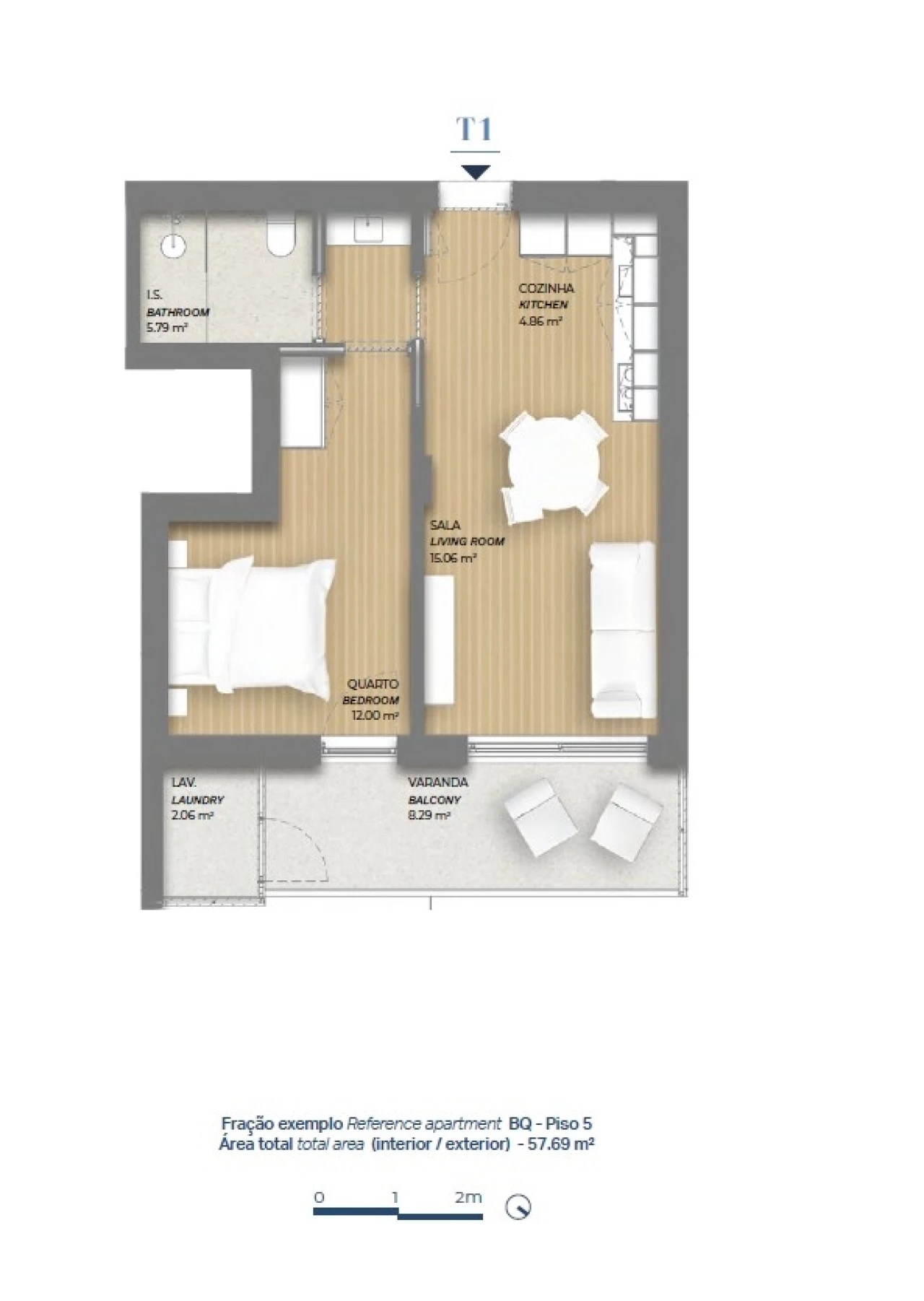 Apartamento T1 para Venda em Campanhã Foto 17