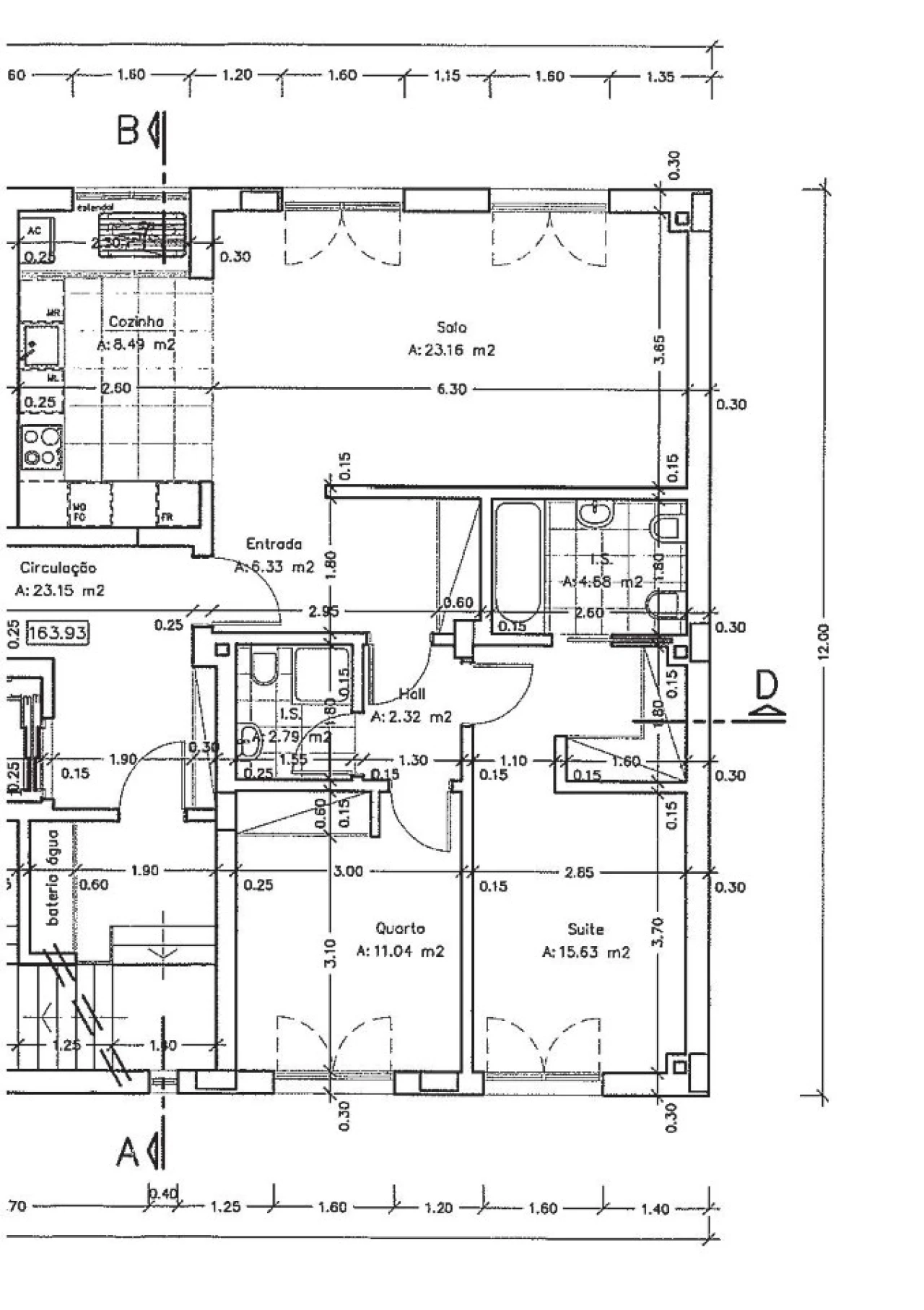 Apartamento T2 para Venda em Santo António dos Cavaleiros e Frielas Planta 2