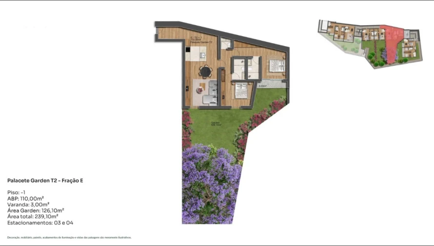 Apartamento T2 para Venda em Lordelo do Ouro e Massarelos Planta 1
