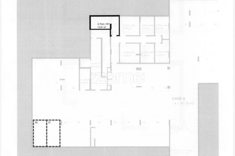 Apartamento T2 para Venda em Cascais e Estoril Planta 2