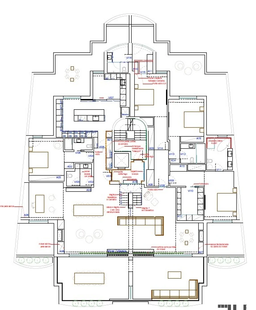 Apartamento T4 para Venda em Carcavelos e Parede Planta 1
