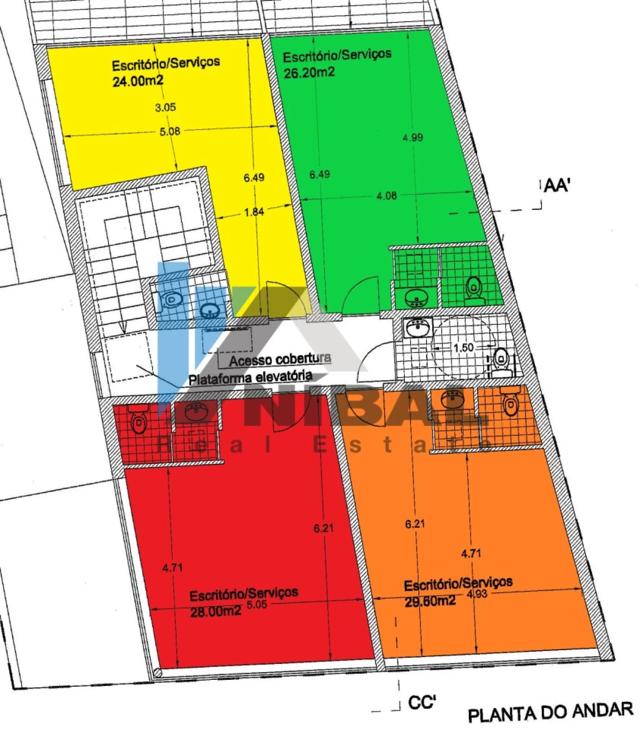 Escritório para Arrendamento em Mafamude e Vilar do Paraíso Foto 2